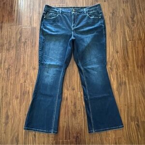 Lane Bryant Tighter Tummy Technology Bootcut Jeans Regular Fit size 20